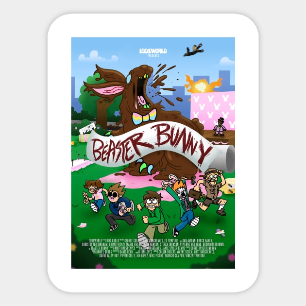 eddsworld beaster bunny Sticker by Tracy Daum